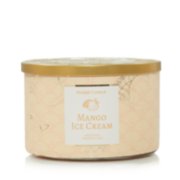 mango ice cream three wick candle