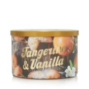 tangerine and vanilla three wick candle