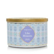 lilac blossoms three wick candle