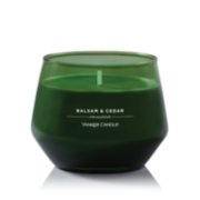 Yankee Candle Vela En Tarro Grande, Verde Fragancia Balsam & Cedar Liso