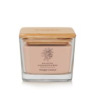 well living collection balancing sandalwood and rose medium square candle