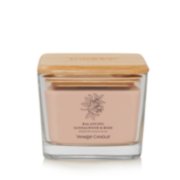 well living collection balancing sandalwood and rose medium square candle