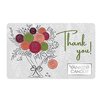 Yankee Candle Gift Cards, $20 to $500