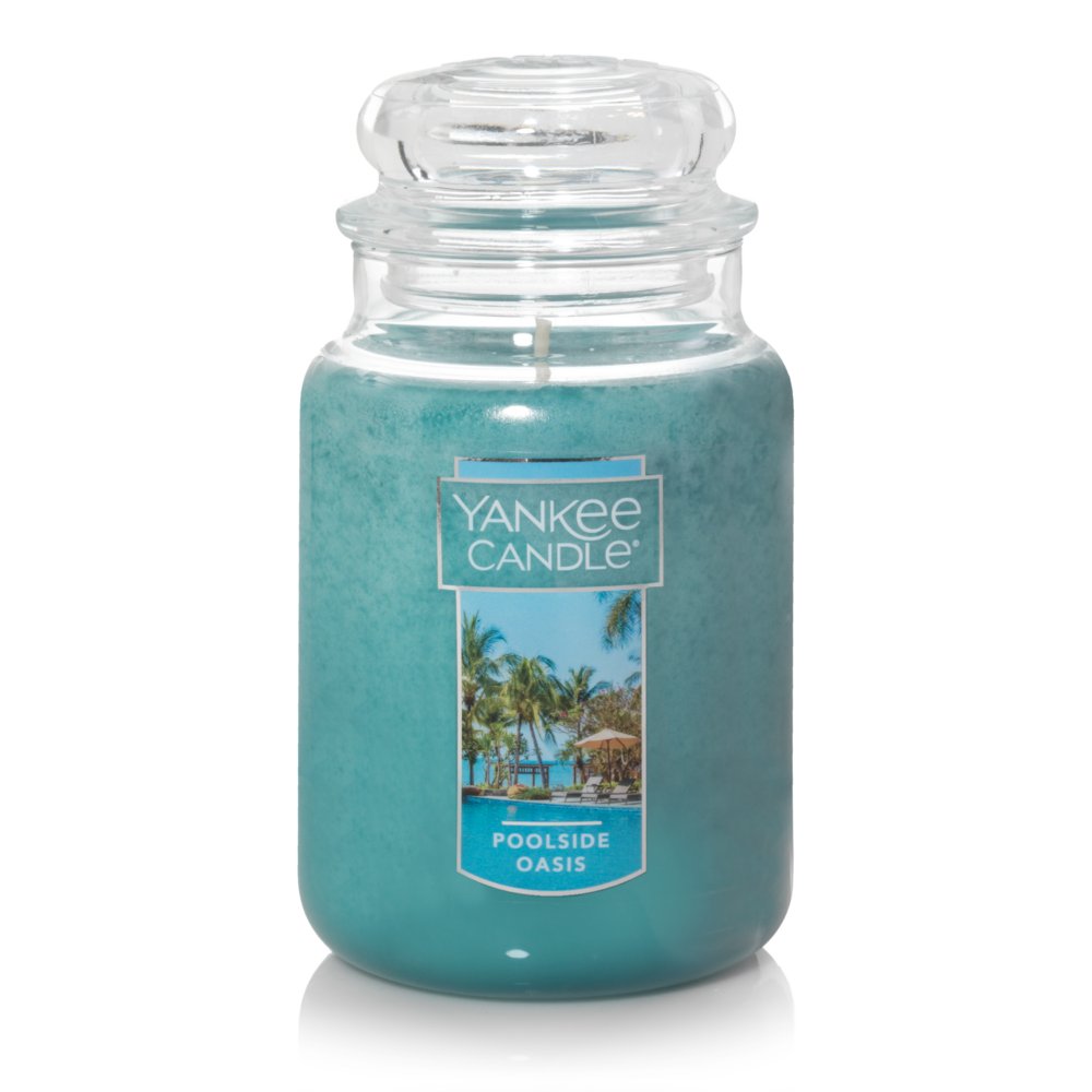 Yankee Candle Coconut Beach Scented, Classic 22oz Large Jar Single Wick  Candle, Over 110 Hours of Burn Time