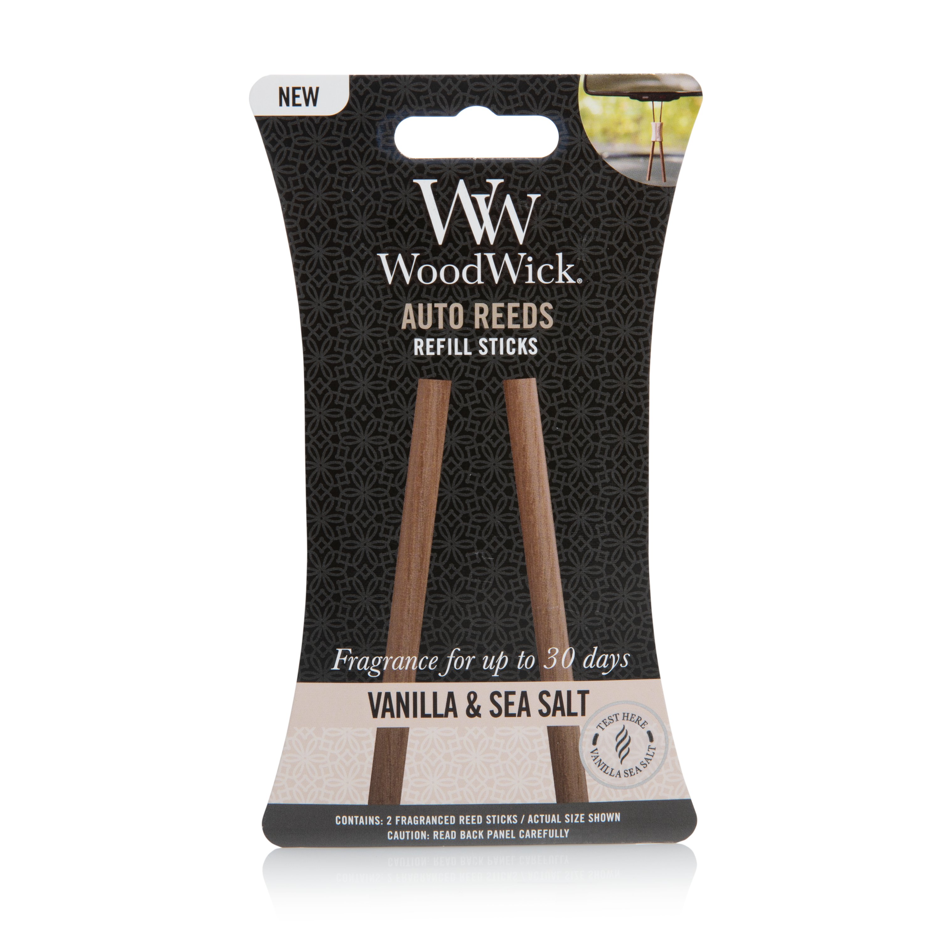 WoodWick Medium Hourglass Candle, Vanilla Sea Salt