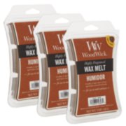 3 pack of humidor woodwick wax melts