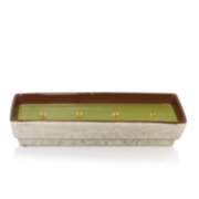 green mandarin citronella outdoor candle