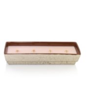 pink hibiscus citronella outdoor candle