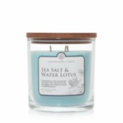 sea salt and water lotus 3 wick tumbler candle