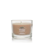 amber and sandalwood mini candle