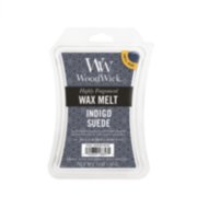 indigo suede scented wax melt