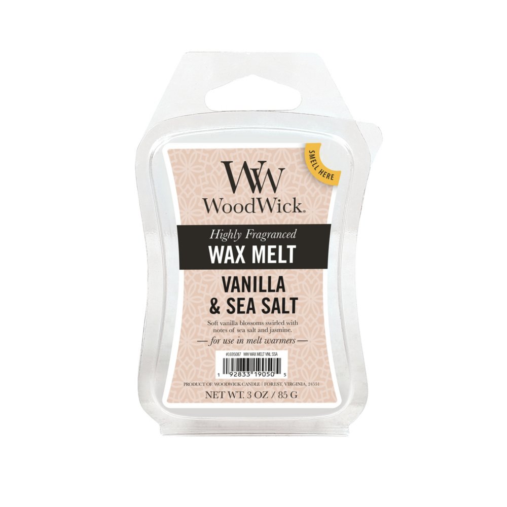 WoodWick Wax Melt Sea Salt & Cotton - Scented Wax