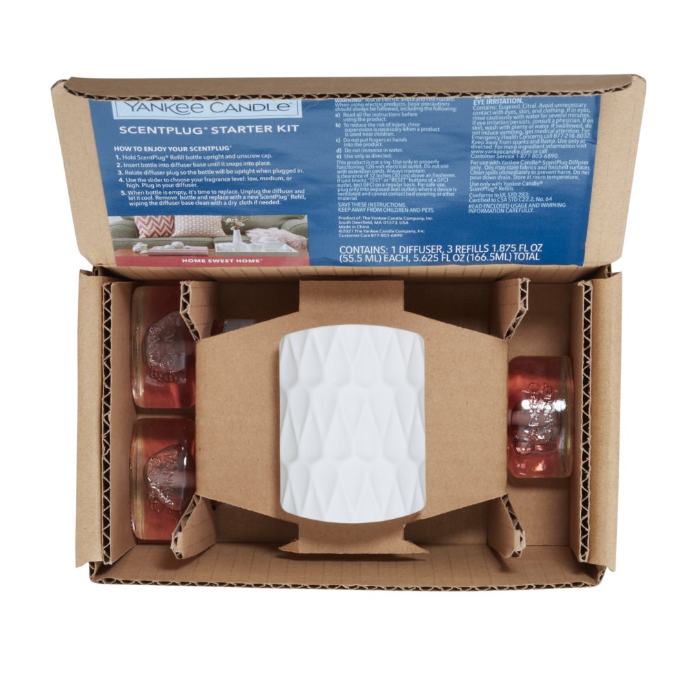 Home Sweet Home® and Organic Pattern Kit ScentPlug® Diffuser Kit with 3
