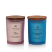 Joy + Laughter (cranberry dahlia) / Confidence + Freedom (oak moss amber)