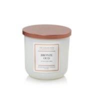 bronze oud soy wax blend jar candle