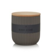 black sesame essential oil jar candle