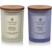 Peace + Tranquility (cashmere jasmine) / Serenity + Calm (lavender thyme)