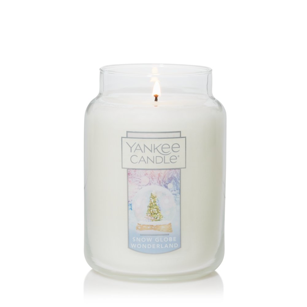 Yankee Candle - Snow Globe Wonderland Cofanetto con 18 candele tea light e  un porta candela