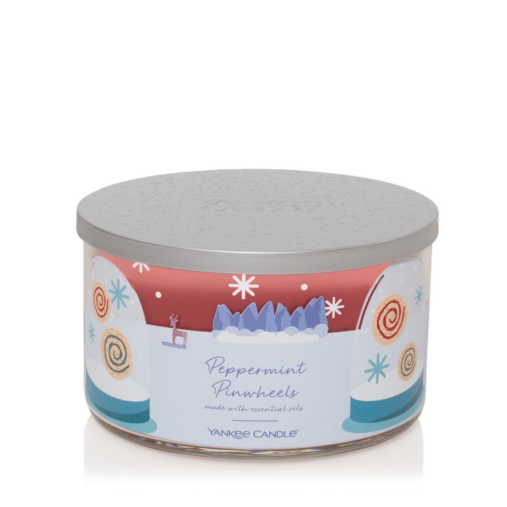 Peppermint Pinwheels 3Wick Candles 3Wick Candles Yankee Candle