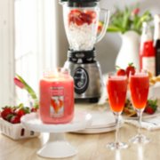 white strawberry bellini large jar candle image number 4