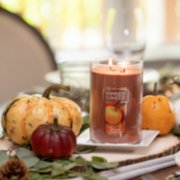 spiced pumpkin fall silhouettes candles on tray image number 3