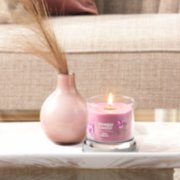 wild orchid signature small tumbler candle on tray image number 3
