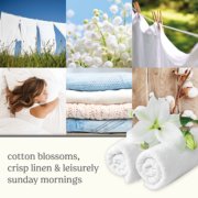 clean cotton white candles banner