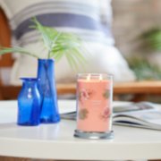 tropical breeze signature large tumbler candle on table image number 4