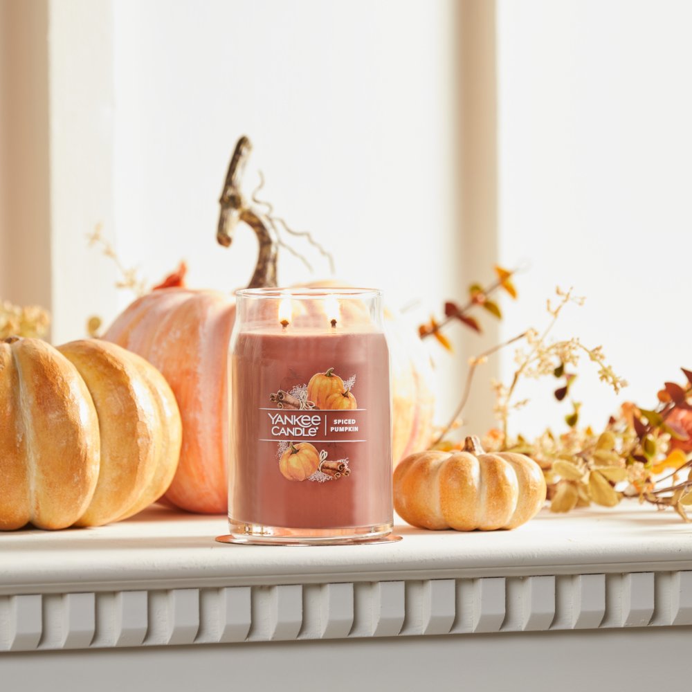 Yankee Candle Spiced Pumpkin - Original Large Jar candle 