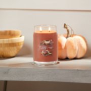 cinnamon stick signature large jar candle on mantle image number 3
