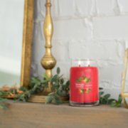 macintosh signature large jar candle on shelf image number 3
