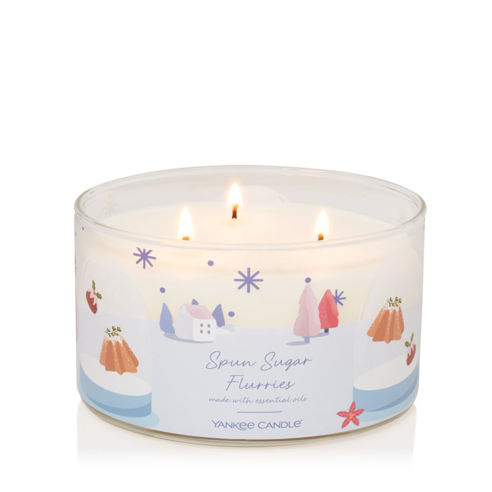 Spun Sugar Flurries 3-Wick Candles - 3-Wick Candles