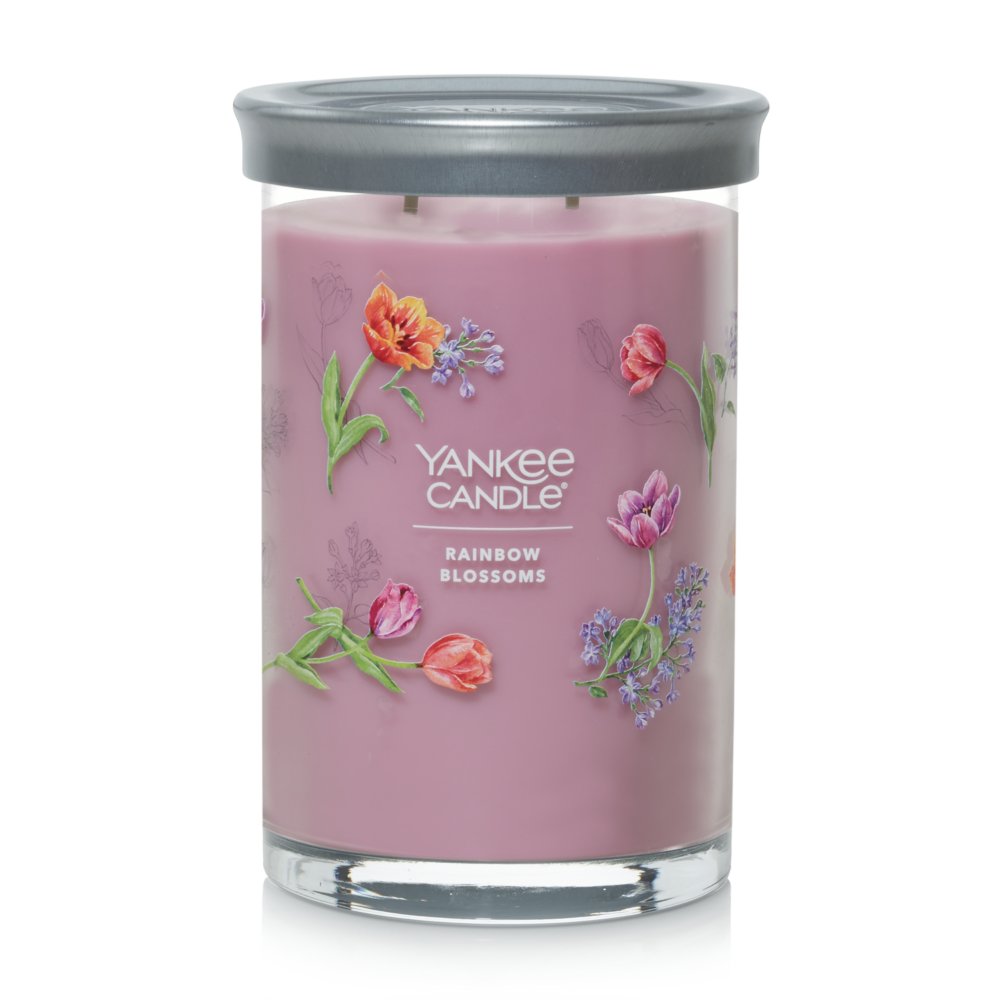 Rainbow Blossoms Signature Large Tumbler Candle Signature Large
