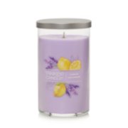 lemon lavender signature medium pillar candle