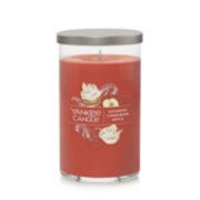 Yankee Candle Signature Sparkling Cinnamon LRG Glass Tumbler 20 oz- 2  wick NEW