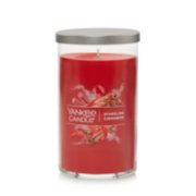 sparkling cinnamon signature medium pillar candle