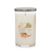 coconut beach signature medium pillar candle