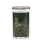 Yankee Candle Balsam & Cedar Scented, Signature 20oz Large Jar 2-Wick  Candle, Over 60 Hours of Burn Time, Christmas | Holiday Candle