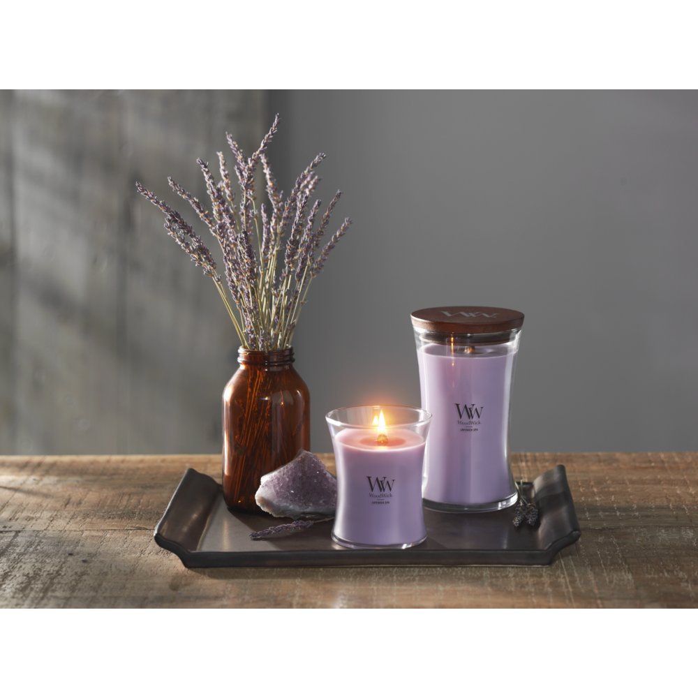 Lavender Spa WoodWick® Medium Hourglass Candle - Medium Hourglass