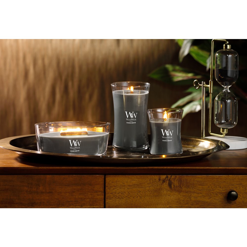 WoodWick Large Hourglass Candles with Natural Wood Wick