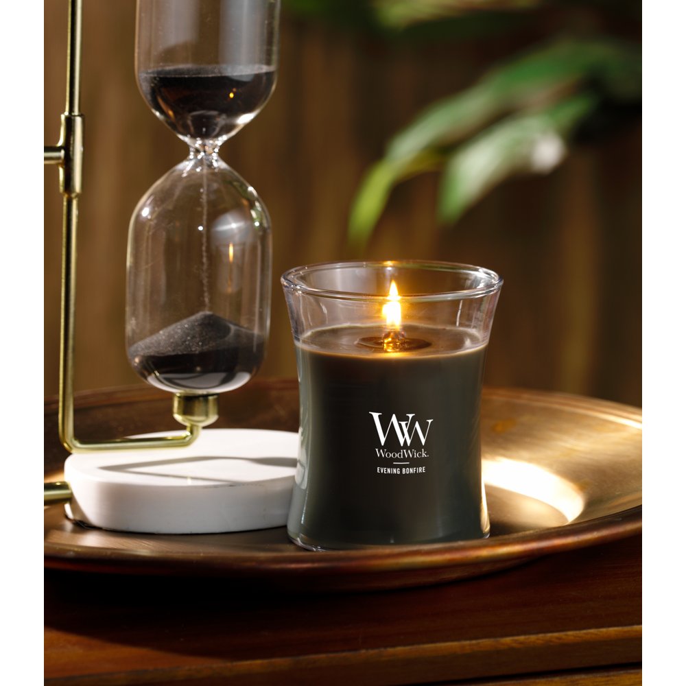 Woodwick Candle, Evening Bonfire - 1 candle, 9.7 oz