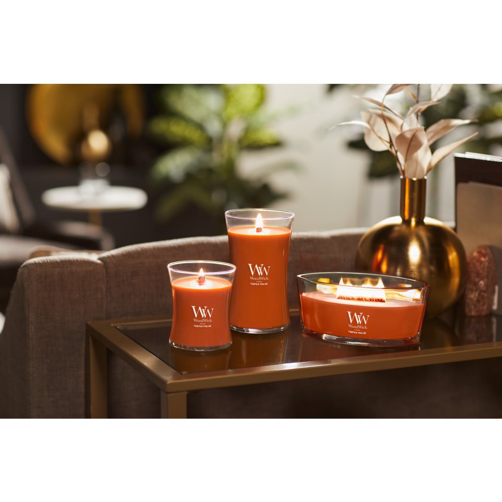 Pumpkin Praline WoodWick® Medium Hourglass Candle - Medium Hourglass  Candles