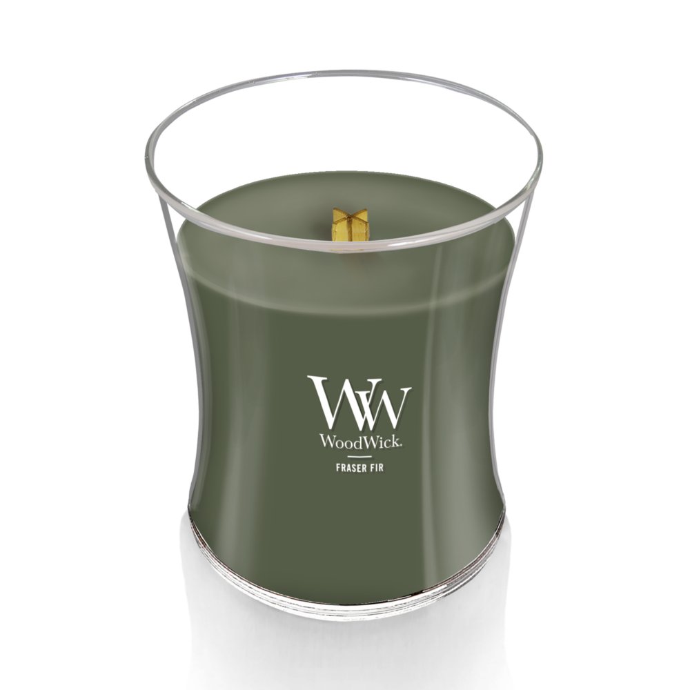 WoodWick Scented Candle, Large, Fraser Fir Christmas Holiday Candle