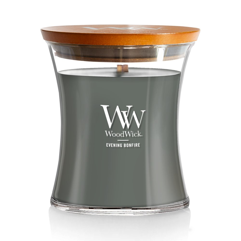 WoodWick Evening Bonfire- Medium Hourglass candle