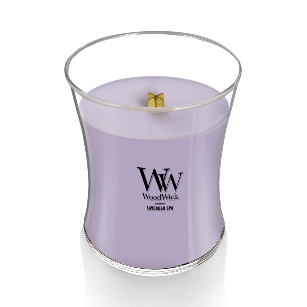 Lavender Spa WoodWick® Medium Hourglass Candle - Medium Hourglass Candles