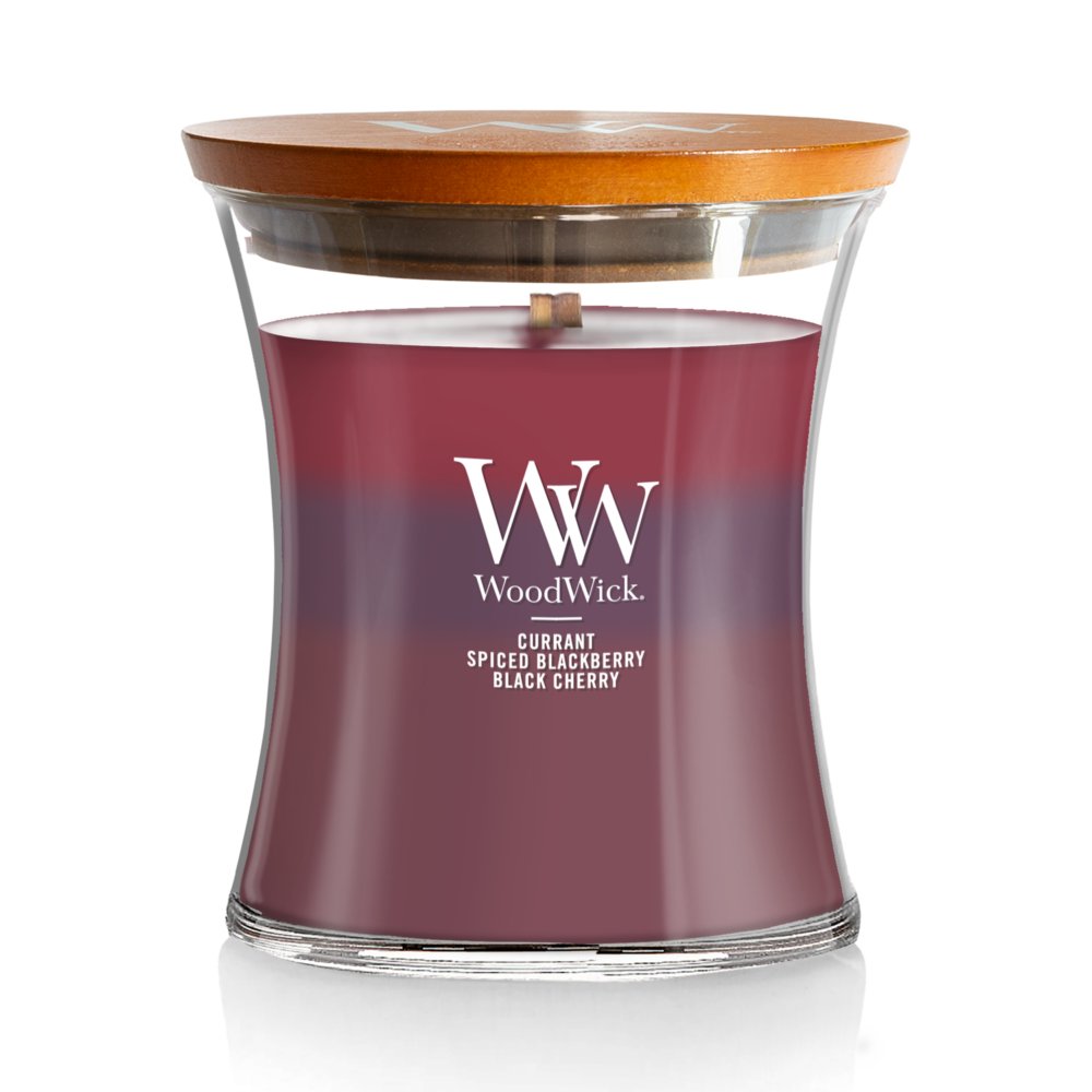 WoodWick Candle, Sun Ripened Berries Trilogy - 1 candle, 9.7 oz