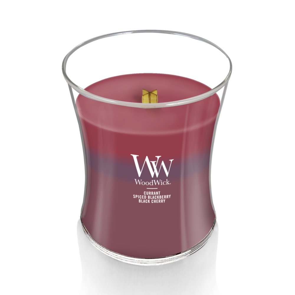 WoodWick Hourglass Candle Spiced Blackberry - Scented Candle in