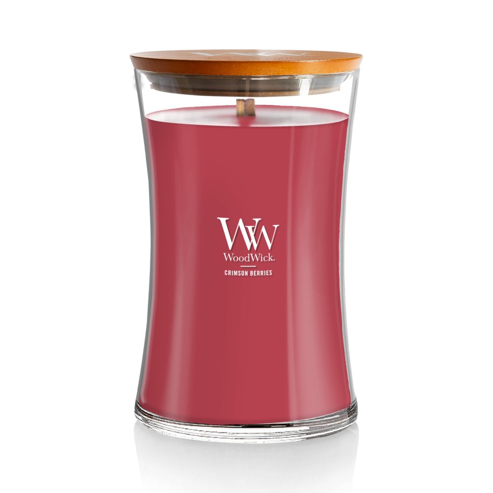 Crimson Berries WoodWick® Large Hourglass Candle - Large