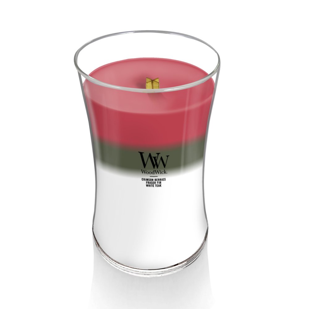 WoodWick Trilogy Winter Garland 16 oz. Crackling Wooden Wick Candle in  Glass