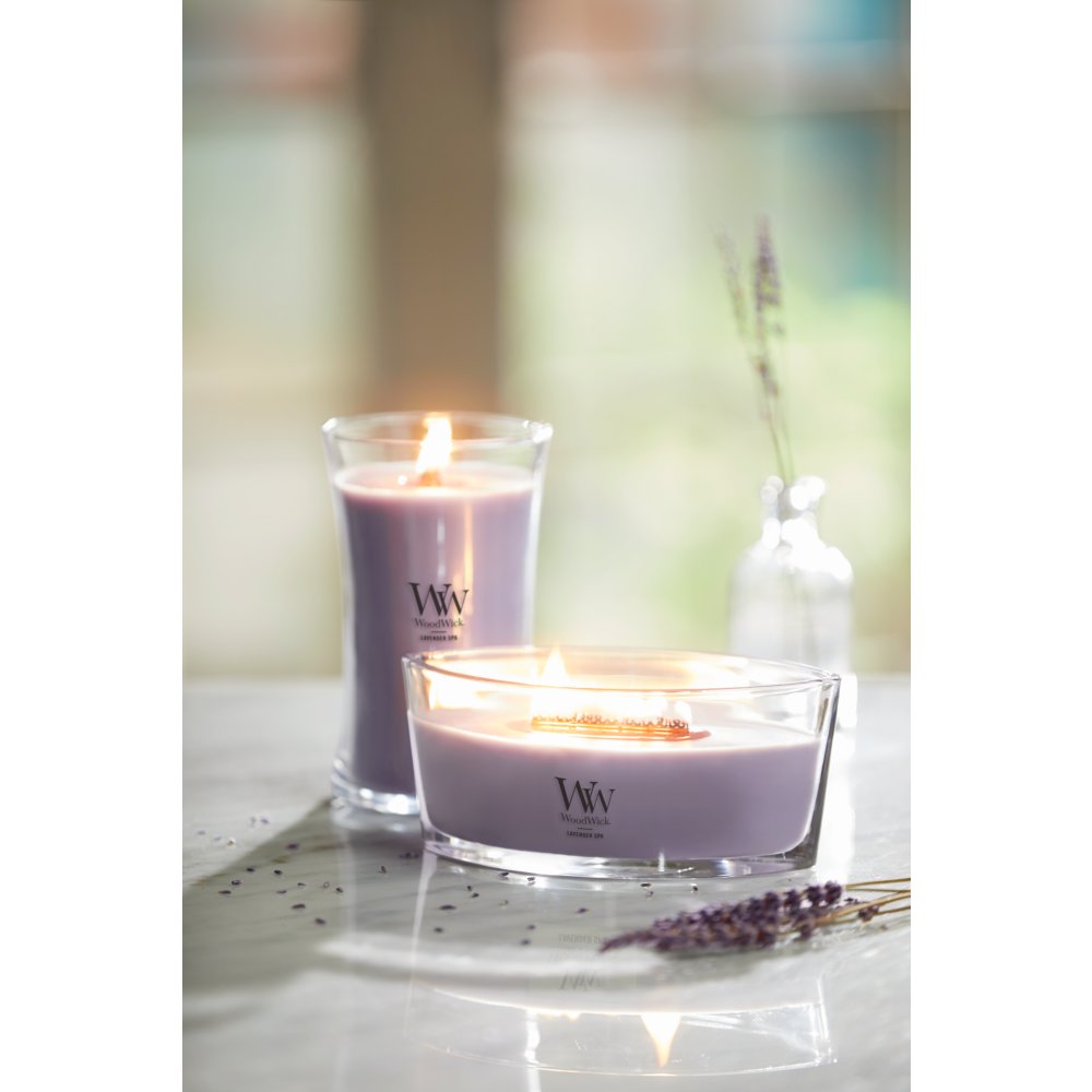 Lavender & Lace Wooden Wick Soy Candle (Single Wick) - Cordially